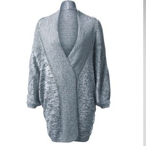 Lululemon Breeze Easy Wrap Heathered Light Grey/Heathered Deep Coal M/L
